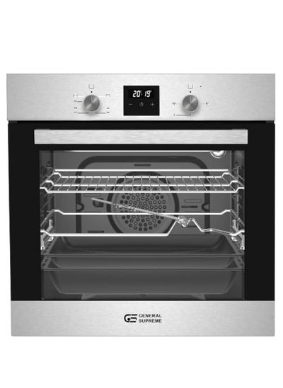 Buy General Supreme Built in Gas Oven Built-In 60cm Turbo Fan Turkish Stainless Steel in Saudi Arabia