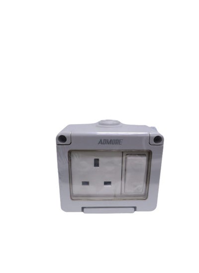 اشتري Admore 13A Weatherproof Switch Socket 1G (IP55) WP405 في الامارات