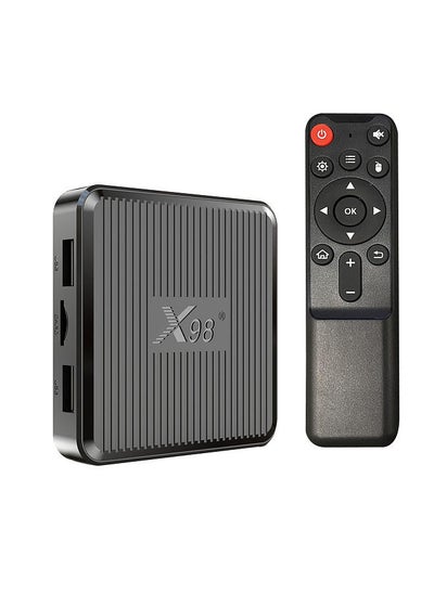 Buy X98Q Android 11.0 Smart TV Box Amlogic S905W2 UHD 4K Media Player 2.4G/5G Dual-band WiFi AV1 VP9 H.265 Decoding Remote Control in Saudi Arabia