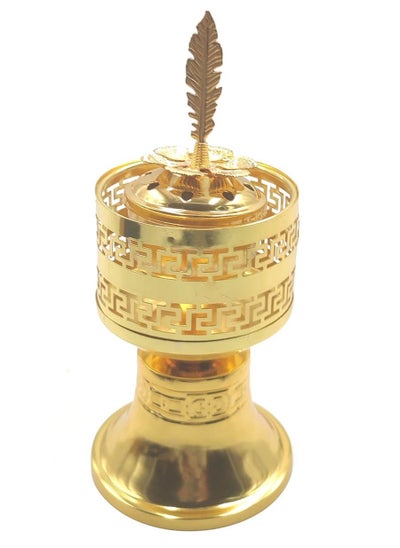 Buy Luxurious golden incense burner for home and outdoor in Saudi Arabia