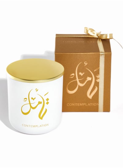 Buy Contemplation Soy wax Candle 270ml in UAE