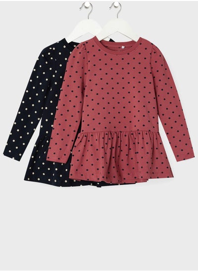 Buy Kids 2 Pack Polka Dot Tunic in UAE