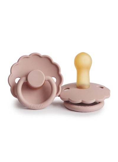 Buy Daisy Latex Baby Pacifier, 6-18 Months, Pack of 1 - Blush in Saudi Arabia