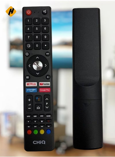 Buy New Voice TV Remote control For CHIQ TV L32H7N L32H7S U43H7AN LCD LED Android TV in UAE