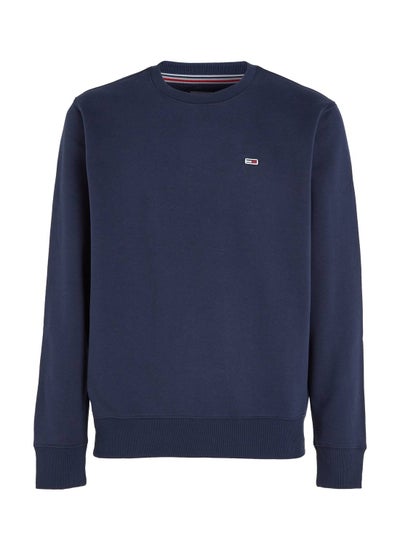 Buy Tommy Jeans Men's Sweatshirt - Regulat Fit - Sportswear - Cotton , Navy in UAE