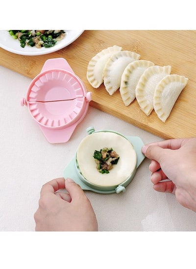 Buy NEW Dumpling Press Tool Washable Dumpling Makers With Handles Dumpling Mold Kitchen Dough Mat 3pcs set mix in UAE