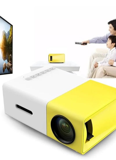 اشتري YG-300 Mini Portable Projector with USB,SD,AV,HDMI, Multicolor في الامارات