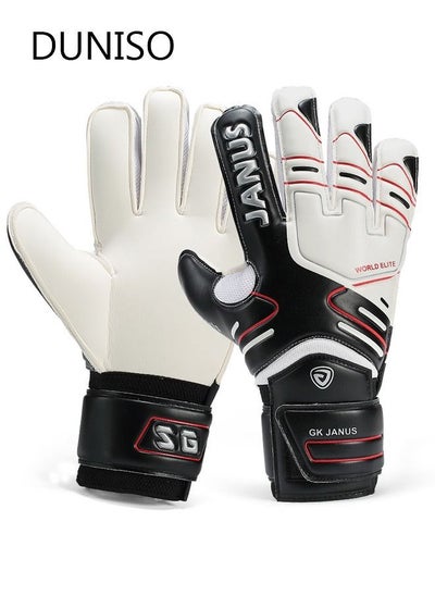 Buy Goalie Gloves for Youth and Adult, Goalkeeper Gloves Kids with Finger Support, Soccer Gloves for Men and Women, Junior Keeper Football Gloves for Training and Match in Saudi Arabia