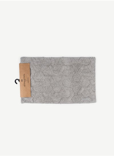 اشتري Rowley Tuffted Bath Mat Pastel Grey في الامارات