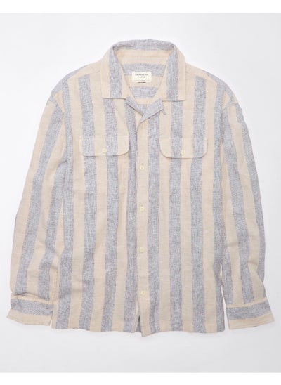 اشتري AE Linen-Blend Mechanic Shirt في الامارات