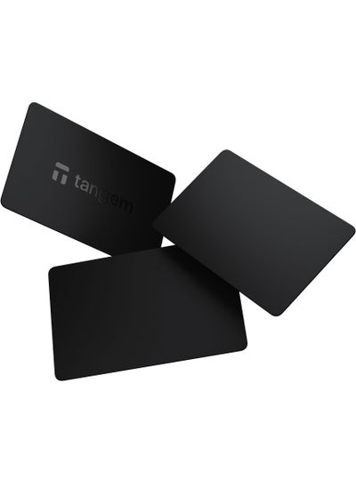 Buy Tangem Crypto Hardware Wallet 2.0 [PACK OF 3] - Stealth Black in UAE