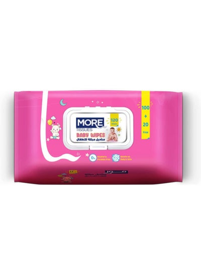Buy 120-Piece Baby Wipes in Egypt