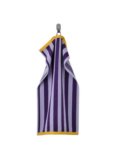 Buy Hand towel lilac/striped 40x70 cm in Saudi Arabia