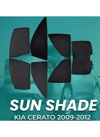 Buy Car Sunshade All Side Sunshade UV and Heat Protection Front Back Sides Sun Shades High Quality For KIA CERATO 2009-2012 in Saudi Arabia