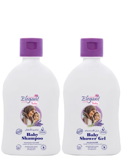 Buy Elegant Lavender 500ml Baby Shampoo + Shower Gel in UAE