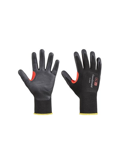 Buy Honeywell Gauge Nylon Microfoam Nitrile Coating Ansi Cut Level A1 Safety Gloves Black Large in UAE