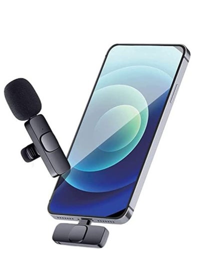 Buy K9 Wireless Lavalier Microphone Studio Gaming for iPhone Type-C PC Computer Professional Mic Live Broadcast Mobile Phone in UAE