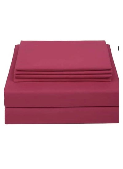 Buy Burgundy Fitted Sheet in Egypt