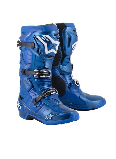 اشتري Alpinestars Tech-10 Motocross Boots Blue Black في الامارات