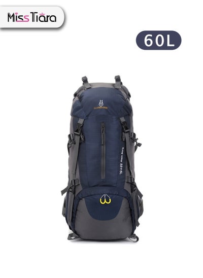 Buy 60L High-Capacity Waterproof Outdoor Sport Camping and Hiking Backpack With Shoe Compartment in UAE