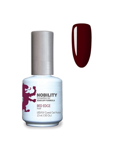 اشتري Gel Nail Polish 15 ml, Long Lasting, Chip Resistant, Requires Drying Under UV Led Lamp Red Edge Nbgp14 في الامارات