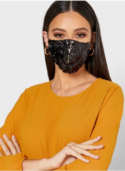 Buy Color Sequin Mask in UAE