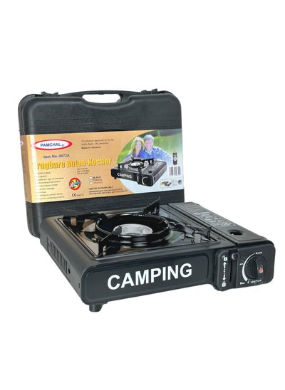 Buy Camping Stove Picnic Portable Stove With Box Black in UAE