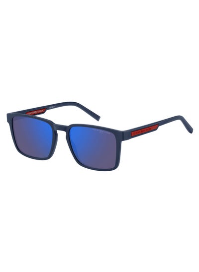 Buy Men's UV Protection Rectangular Shape  Sunglasses TH 2088/S BLUE 44 - Lens Size: 43.8 Mm - Mtt Blue M in UAE