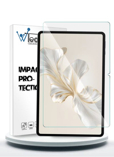 Buy 9H Ultra HD Tempered Glass Screen Protector For Honor Pad 9 12.1 Inch 2023 Clear in Saudi Arabia