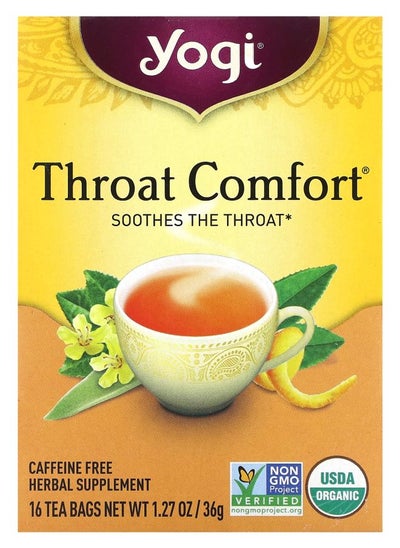 اشتري Throat Comfort Caffeine Free 16 Tea Bags 1.27 oz (36 g) في الامارات