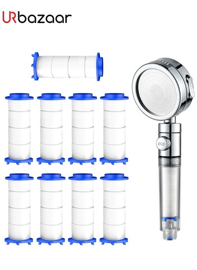 Buy 6 Pcs Showerhead Filter PP Cotton Cartridge Filter High Pressure Handheld Showerhead Filter for High Pressure Shower Sets in UAE