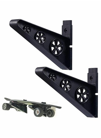 اشتري Skateboard Hangers, 2 Pcs Stand Disply Storage Wall Hanger Rack Mount Premium Ski في السعودية