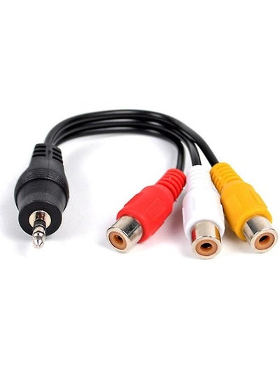 Buy 3.5MM Audio Jack to 3RCA Female in Saudi Arabia