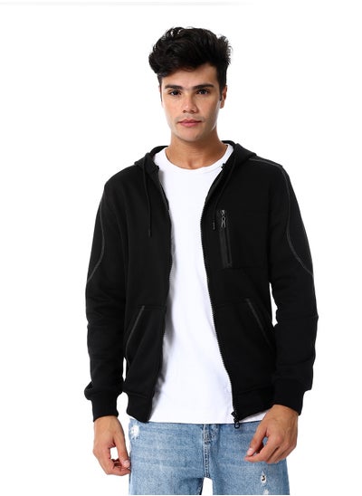 اشتري Mens Front Pockets Zipped Hoodie في مصر