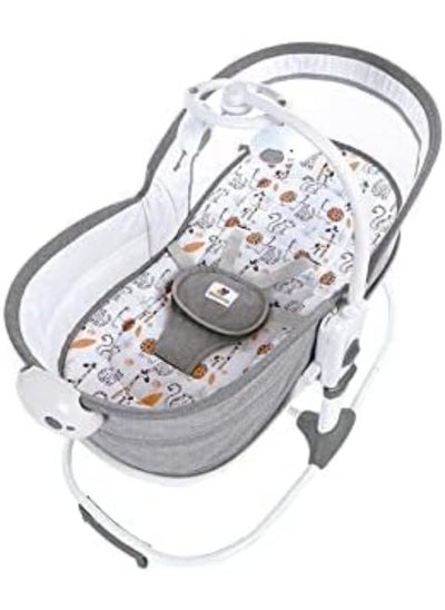 Buy Mastela 6 In 1 Multi-Function Bassinet With 3 Point Harness And 3 Height Adjustment Removable Music And Vibration Unit in Egypt