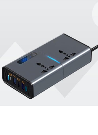 Buy 200W DC/AC Inverter with USB & Type-C Ports – On-the-Go Power for All Your Devices in UAE