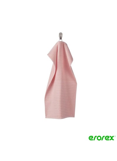 Buy Hand towel light pink 40x70 cm in Saudi Arabia