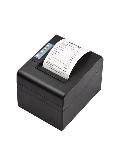 اشتري Thermal Receipt Printer 80mm Desktop Direct Thermal Printing USB+LAN Connection 300mm/s High Speed with Auto Cutter Support ESC/POS في الامارات