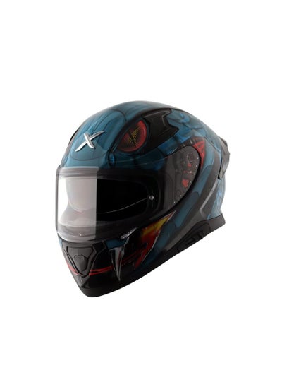 اشتري AXOR HELMET APEX VENOMOUS Black Blue في الامارات