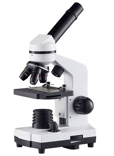 اشتري Microscope Biological for Kids, 20X-1600X Powerful Biological Children's Microscope Set for School Laboratory Home Biological Scientific Research Education في الامارات