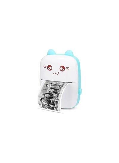 Buy Click to open expanded view ShopCentre Mini Thermal Pocket Printer | Wireless Bluetooth Portable Printer for Printing Labels, Memo, Stickers, Photos, QR Codes, Receipt (Mini Printer - Blue) in UAE