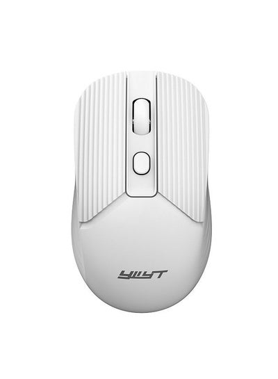 Buy G862 2.4G Wireless Mouse 3-gear Adjustable DPI Ergonomic Design Plug and Play for Desktop Computer Laptop White in Saudi Arabia