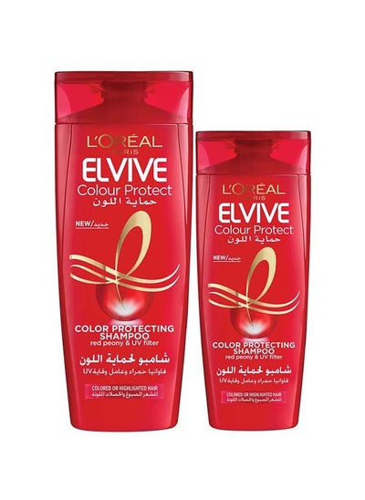 Buy Elvive Colour Protect Shampoo 600ml + Shampoo 400ml in UAE