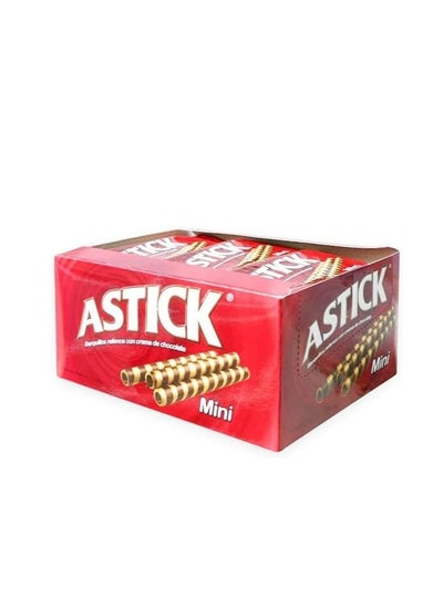 Buy Astick Wafer Stick Chocolate Mini 24 x 20 g in UAE