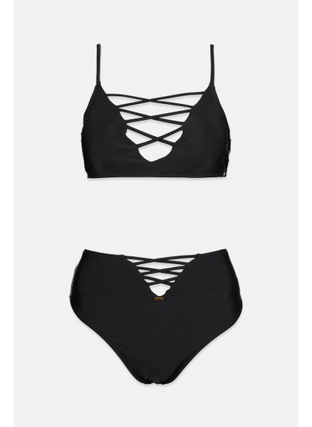 اشتري Women 2,Piece Swim Bikinis Set, Black في السعودية