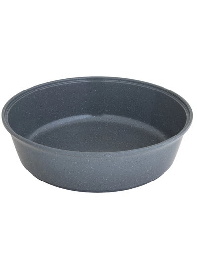 Buy Lahoya Round Granite Oven Tray 28 cm Gray Color in Saudi Arabia