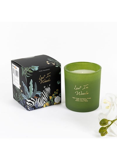 اشتري Safari Lost in Woods Jar Candle, White - 195g في الامارات