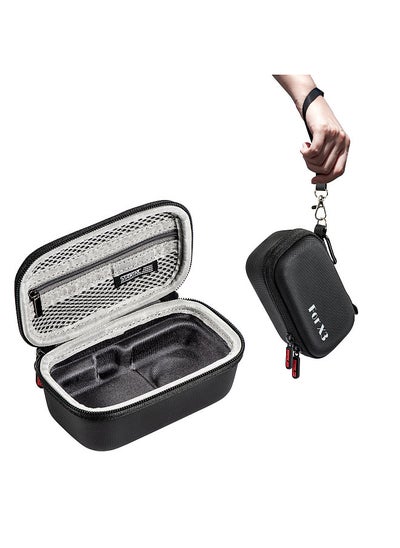 اشتري STARTRC Portable Sports Camera Storage Bag Small Carrying Case Hardshell Protective Case Shockproof Waterproof with Wrist Strap Carabiner Compatible with Insta360 X3 في السعودية