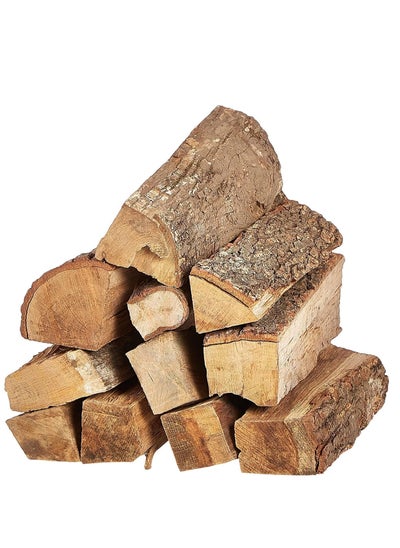 Buy Premium Birch Fire wood Logs - 5 kg Bundle in Yellow Net Bag - Hard wood Logs in UAE