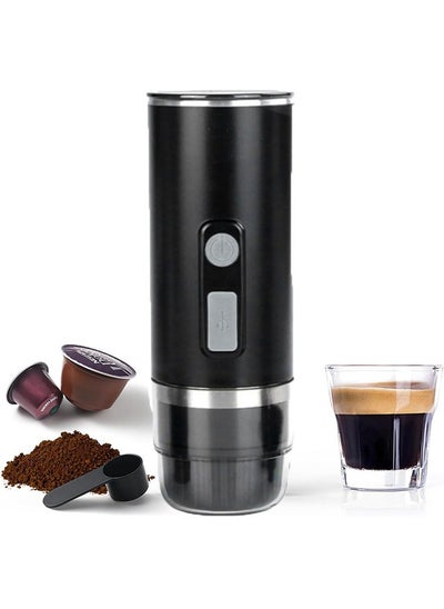 Buy Coffee Machine, Household Full Automatic Coffee Capsule Machine Portable Mini USB Elecric Coffee Maker Machine for Home Travel Black in Saudi Arabia